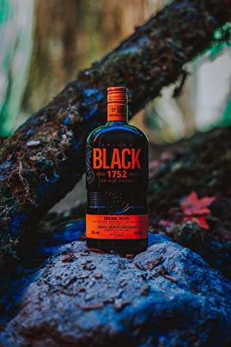 Black 1752, A Blend Of Dark Caribbean Rum Herbal Infusions & Spices. 35% - 70cl