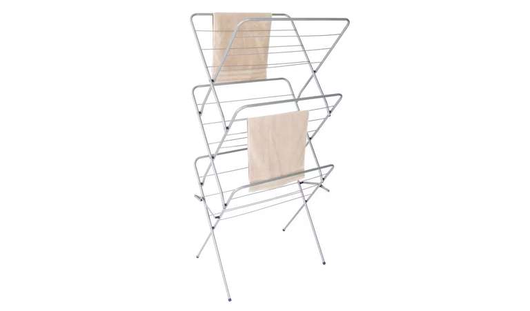 Argos Home 14m 3 Tier Indoor Clothes Airer - Free click and collect