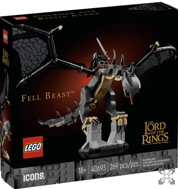 Free Lego Fell Beast set 40693 w/Purchases of The Lord of the Rings: Barad-dûr