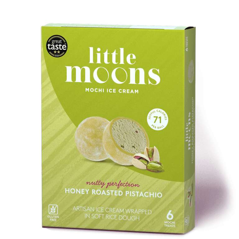 Little Moons Honey Roasted Pistachio Mochi Ice Cream 6 x 32g 75p (Clearance) @ Morrisons London Canning Town