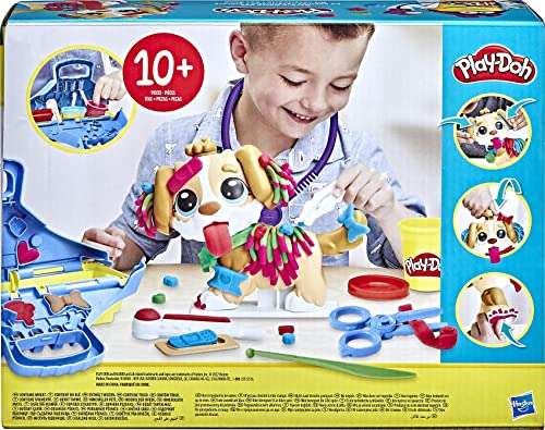 Play-Doh Care n Carry Vet Playset with Toy Dog, Carrier, 10 Tools