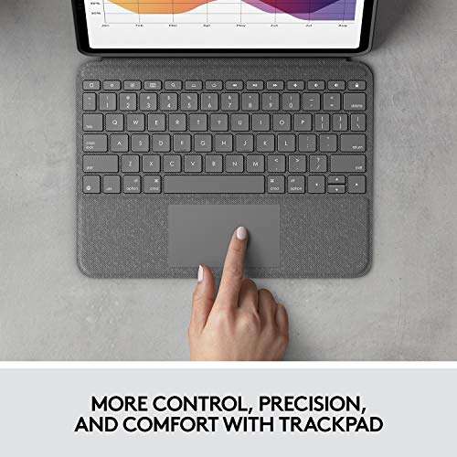 Logitech Folio Touch iPad Keyboard Case with Trackpad and Smart Connector for iPad Air - Grey £99.99 @ Amazon