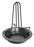 Fackelmann 42609 Chicken Roaster with Bowl, Vertical Roaster Holder with Drip Pan for Oven