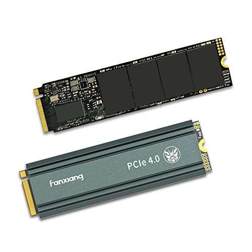 1TB Gen4 fanxiang S660 NVMe, Heatsink, 5000MB/s, PS5 compatible, TLC NAND, SLC Cache - £38.69 - Dispatched by Amazon/sold by LDCEMS