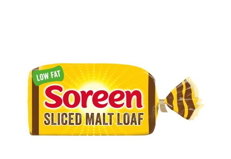 Soreen sliced malt loaf 290g 79p @ Heron Bootle