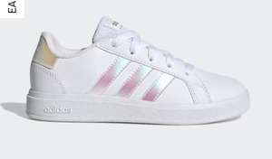 Older Kid’s Adidas Grand Court Lace Tennis Shoes + Free Personalisation, Members price + free delivery