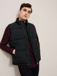 Kin Recycled Mid Gilet, Black Beauty (3 colours) £34.50 (Free Click & Collect) @ John Lewis & partners