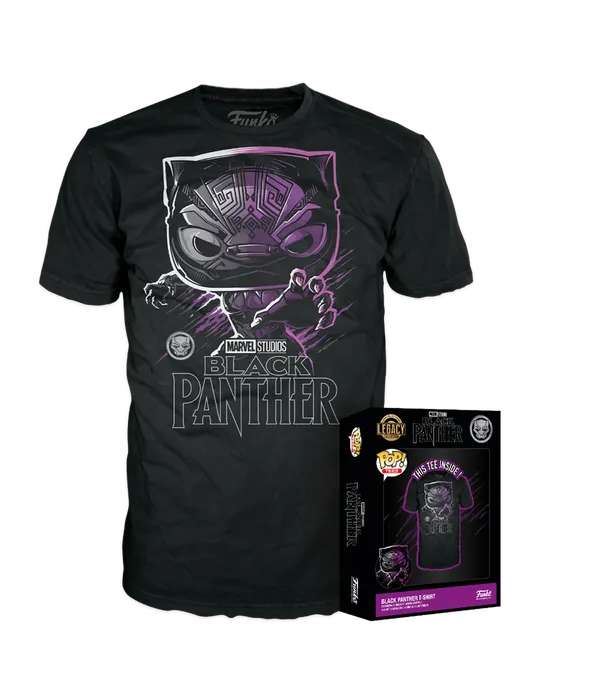 Marvel: Pop! Boxed T-Shirt: Black Panther sizes S-XL £4.99 + £1 postage @ Forbidden Planet