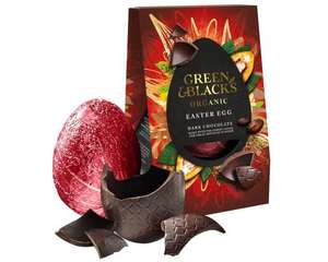 Green and black's Organic Dark Chocolate Egg 165G Best before 31/07/22 - 99p + £3.99 Delivery at Cadbury Gifts Direct