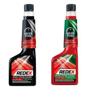 Redex Diesel Fuel System Cleaner / Redex Petrol Fuel System Cleaner - 250ml - £2.25 @ Asda