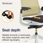 Steelcase Series 1 Ergonomic Height Adjustable Office Chair + Adjustable Headrest With 10% Voucher