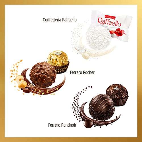 Ferrero Chocolate Pralines Collection Box with Raffaello, Ferrero Rocher  and Rond Noirs Editorial Stock Image - Image of gourmet, food: 172876769
