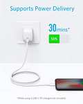 Anker iPhone Charger Cable, USB C to Lightning Cable [10ft, 2-Pack] - w/Voucher, Sold By Anker Direct FBA