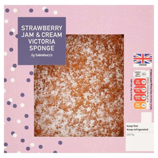 Sainsbury's Strawberry Jam & Cream Victoria Sponge (Nectar Price)