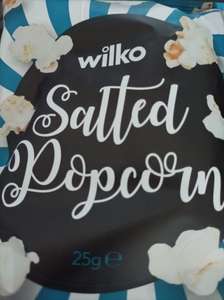 Popcorn bags 25g 5p @ Wilko Burton upon Trent