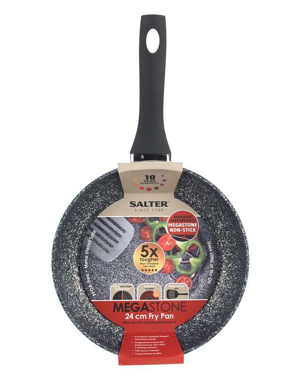 Various Salter Megastone Excellence Cookwear from £7.20 @ Sainsbury's Stevenage