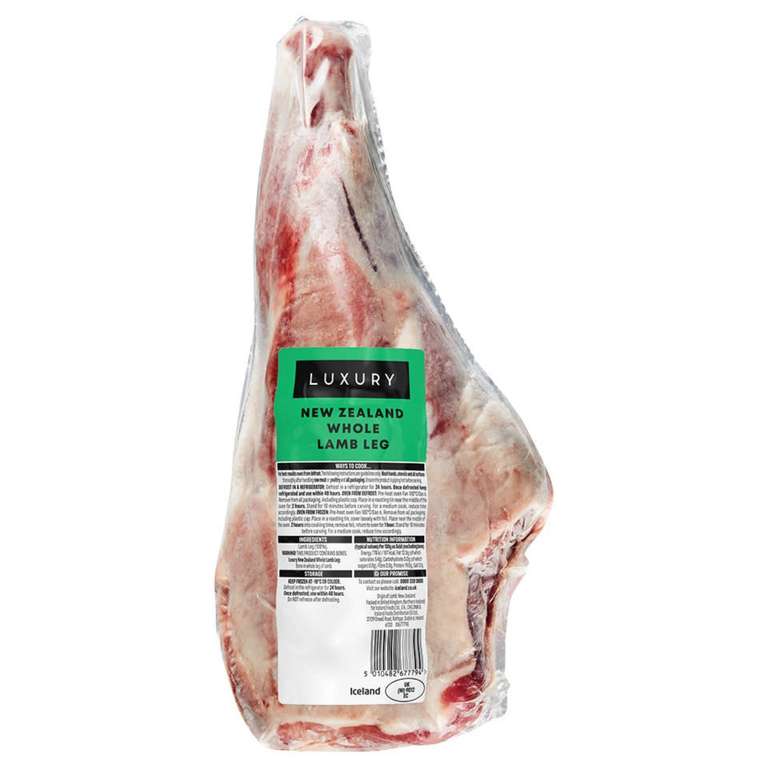New Zealand Whole Leg of Lamb 1.8-2.2kg