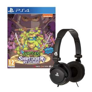 Teenage Mutant Ninja Turtles: Shredder's Revenge & FREE Pro-10 Headset (PS4) - £29.95 Delivered @ The Game Collection