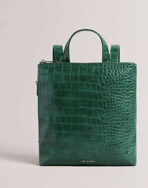 Ted Baker Belax Textured Backpack, Green - £37 + Free Click and Collect @ John Lewis & Partners