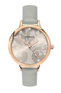 Sekonda Womens Analogue Classic Quartz Watch with PU Strap - £9 @ Amazon