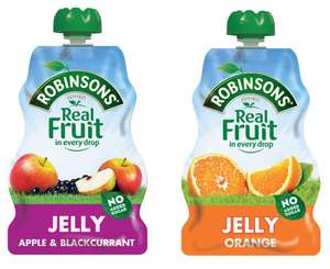 Robinsons Apple & Blackcurrant Jelly pouches 37p Pack of 4 @ Heron Foods Shard End