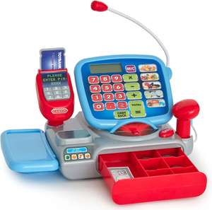 Casdon Supermarket Till | Interactive Toy Shopping Till For Children Aged 2+ Includes Working Calculator, Microphone, Scanner £7.99 Amazon