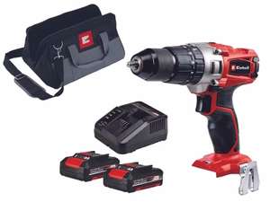 Einhell TE-CD18/2LI-Ikit 18v 3-in-1 Combi Drill with 2 x 1.5Ah Batteries, Charger, Case - W/Code | Sold by FFX (UK Mainland)