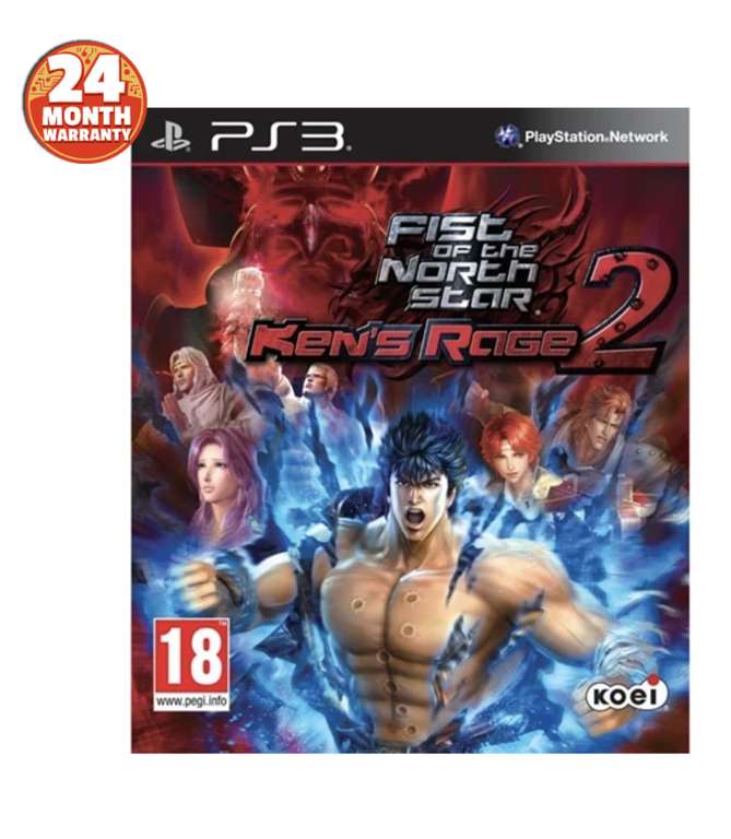 Used: Fist of the North Star: Kens Rage 2 PS3 - Free C&C