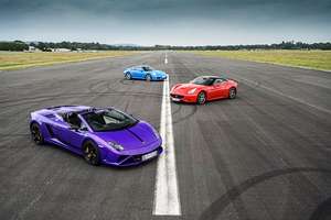 Triple Supercar Driving Blast Experience E-Voucher £69.99 with code @ BuyAGift