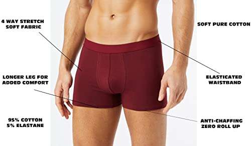Bonjour Men's Fitted Hipsters Boxers (12pk) Mens Boxer Shorts - XL - £17.95 @ Dispatches from Amazon Sold by Mailboxsocks
