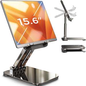LISEN Fits Tablet Stand Holder, Adjustable, for Tablets/Portable Monitor/PS/Switch 4.7"-15.6" - w/Code & Voucher, Sold By SFYou