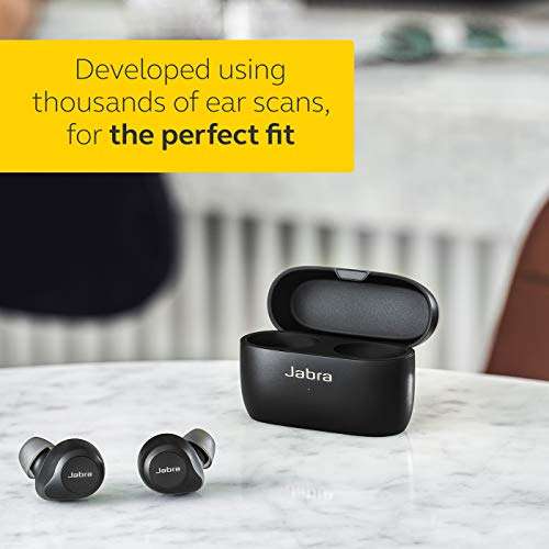 Jabra Elite 85t True Wireless Bluetooth In-Ear Headphones with Advanced Active Noise Cancellation & Mic/Remote - £141.24 @ Amazon