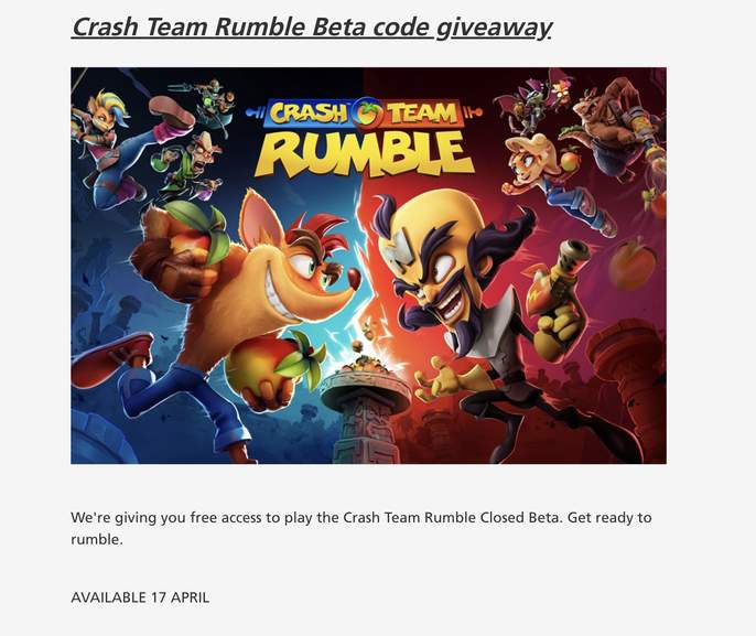 Crash Team Rumble — Pre-order now and get access to the Closed Beta April  20-24