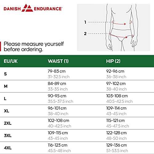 Danish Endurance 6 Pack Men's Cotton Boxer Shorts, Classic Fit Underwear, Trunks £33.95 Dispatched By Amazon, Sold By Danish Endurance