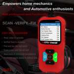 MOTOPOWER MP69038 Car OBD2 Scanner Code Reader Engine Fault Code Reader Scanner CAN Diagnostic Scan Tool - w/Voucher, By Motopower FBA