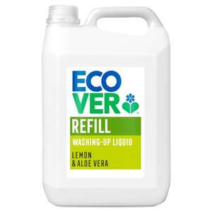 Ecover Washing Up Liquid 5L Refill - Lemon and Aloe - £8.99 (Free Collection / £4.95 Delivery) @ Robert Dyas