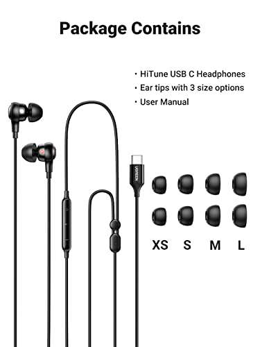 UGREEN HiTune USB Type C Wired Earphones In-Ear Headphones Remote Control Noise Isolation (UGREEN Group FBA) w/voucher