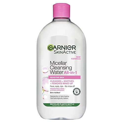 Garnier Micellar Cleansing Water For Sensitive Skin 700ml - £3.20 / £3 Subscribe & Save @ Amazon