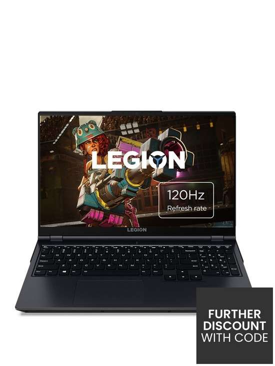 Lenovo Legion 5i Gaming Laptop, Intel Core i5-11400H, RTX 3060, 120Hz FHD 15.6", 8GB RAM, 512GB SSD £691.64 with code @ Very