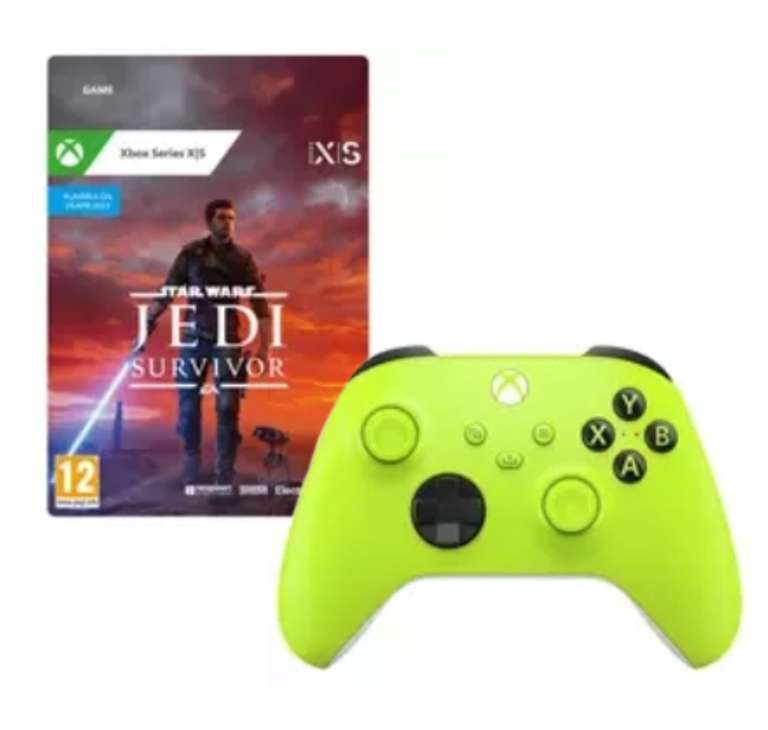 Xbox series controller, various colours, plus Star Wars Jedi: Survivor digital standard X/S edition £89.98 click and collect at Argos