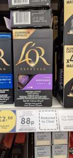 L'or nexpresso compatible profondo lungo coffee pods 10pk instore Yorkgate