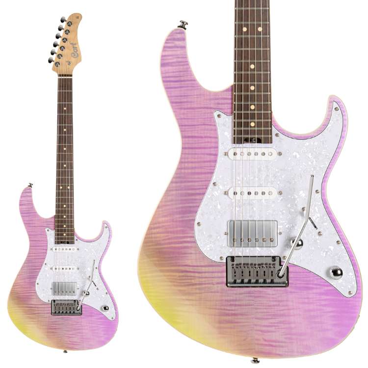 Cort G280 Select Electric Guitar - Trans Chameleon Purple