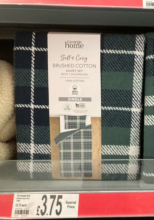 Brushed cotton “Man in the moon” duvet set King / Double £4.75 / single £3.75 Instore Aberdeen