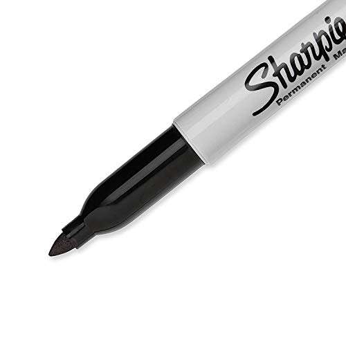 Sharpie Permanent Markers | Fine Point | Black | 12 Count £6 @ Amazon