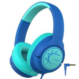 Blue Kids Headphones, Wired Headphones, 3.5mm Jack - apply voucher Dispatches from Amazon Sold by TSMART FBA - apply voucher