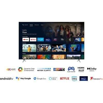 TCL 58P638K 58 Inch LED 4K Ultra HD Smart TV Dolby Vision Bluetooth WiFi £302.68 delivered with code (UK Mainland) @ AO