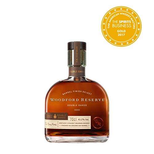 Woodford Reserve Double Oaked Bourbon Whiskey, 70cl - £42 @ Amazon