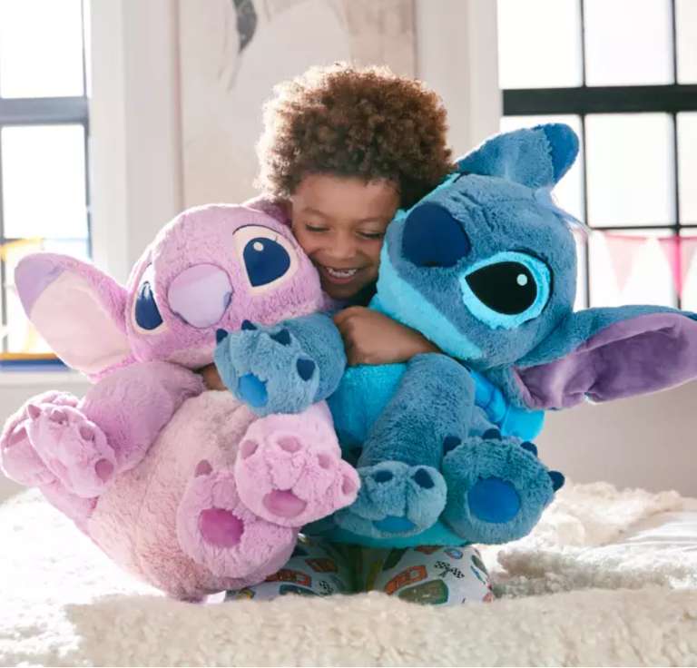 Play by play Angel Stitch Disney With Sound Soft Teddy 60 cm Pink