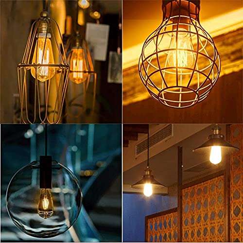 Pack of 6 x Vintage Edison LED Light Bulb Exposed Filament 4W £12.08 with Code Sold by ASL IMPORTED- UK and Fulfilled by Amazon