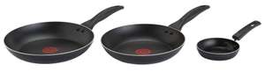 Tefal Easycare 3 Piece Aluminium Frying Pan Set - Black or Red - £20.80 (Free Click & Collect in Selected Stores) @ Argos